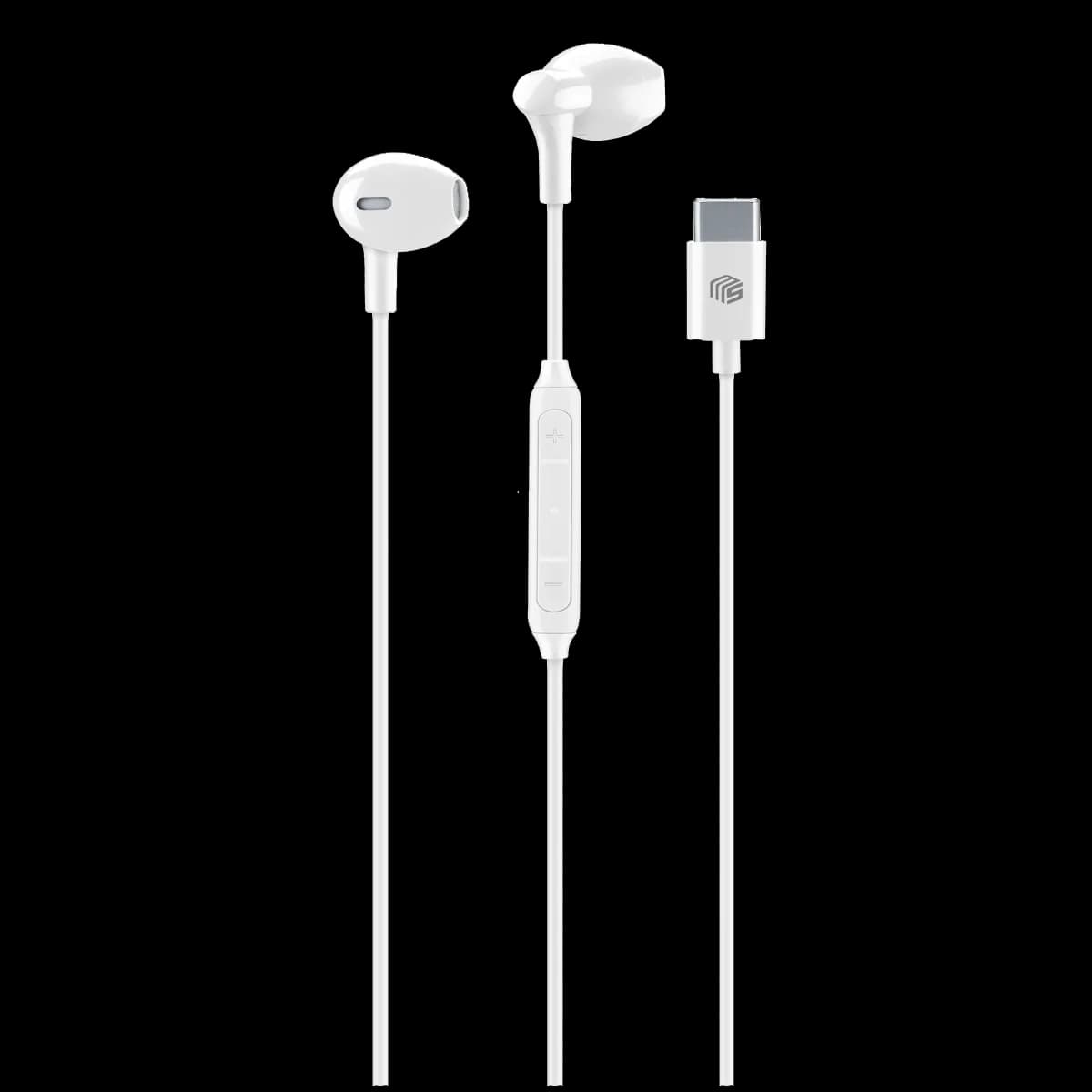 Cellularline Music Sound USB-C Kablolu Kulaklik Beyaz